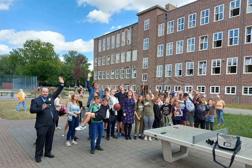 Besuch in der Comenius-Schule in Stendal