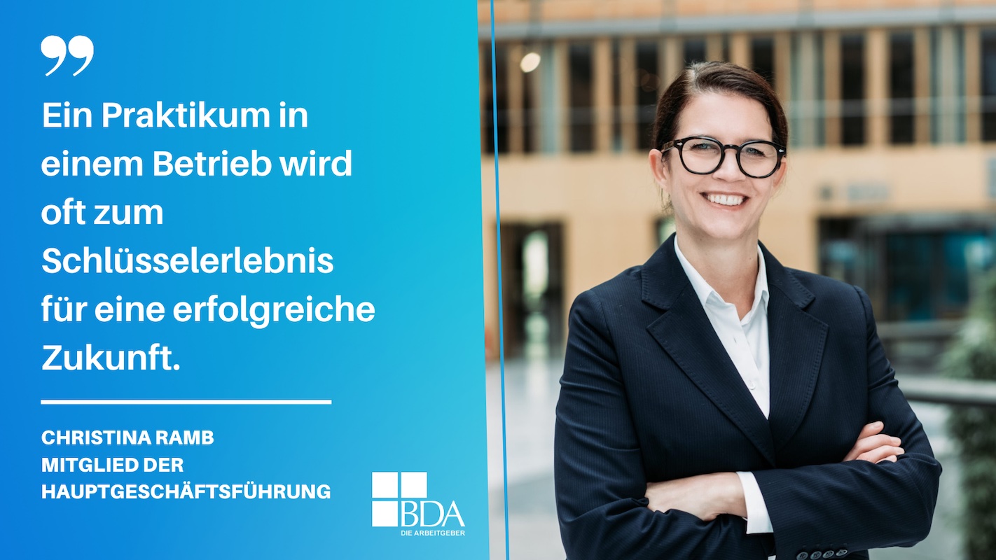 Christina Ramb, Mitglied der Hauptgeschäftsführung Bundesvereinigung der deutschen Arbeitgeberverbände (BDA)